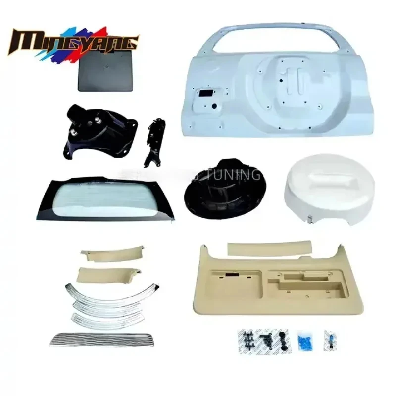 

FJ150 Rear Door License Board Rear Spare Car Tire Cover Land Cruiser Prado FJ150 Rear Door