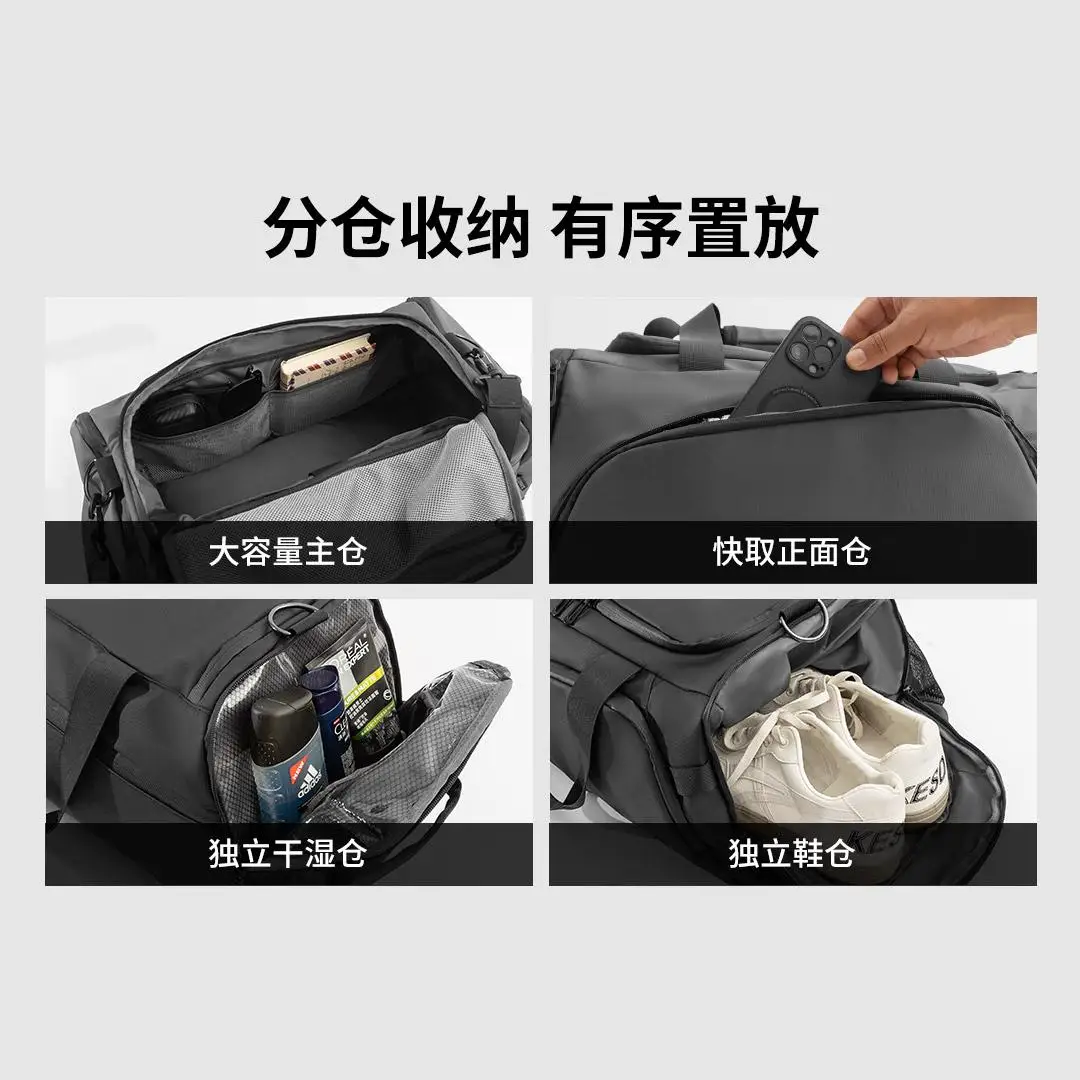 جديد Xiaomi TANJIEZHE الرجال الرياضة حقيبة اللياقة حقيبة كروسبودي على ظهره حقيبة يد للسفر دائم سعة كبيرة المياه سبلاش برهان