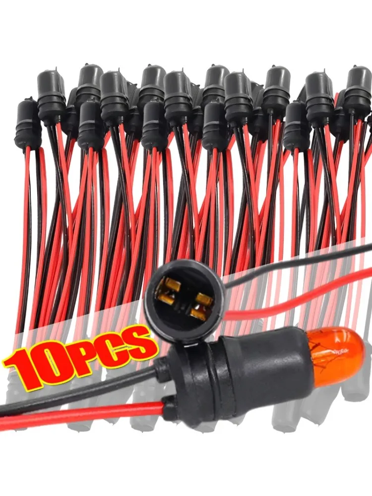 Adaptateur de douille de lampe à culot en coin T10 W5W pour automobile, adaptateur de douille de lampe LED étendu, douille de lampe à culot en coin, accessoires de base pour lampes