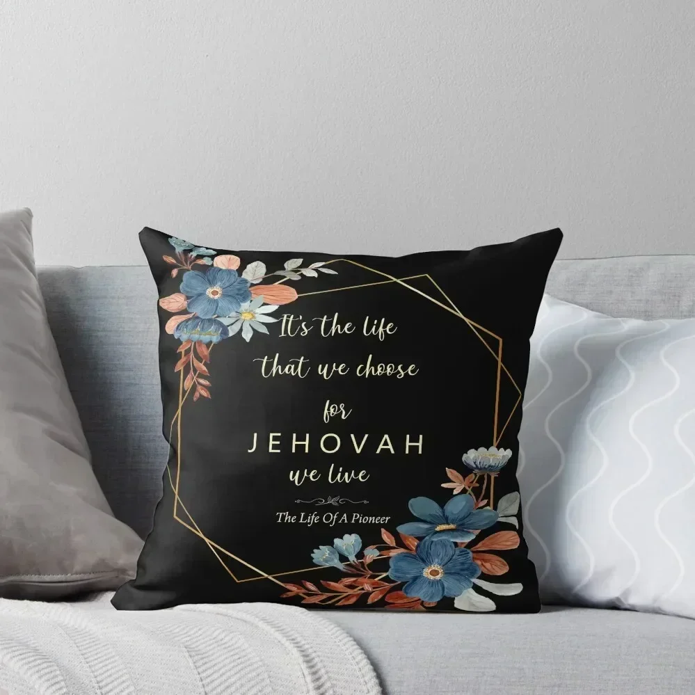 

JW Pioneer Life Throw Pillow Pillow Cases Decorative Cushions Home Decor pillow cover luxury