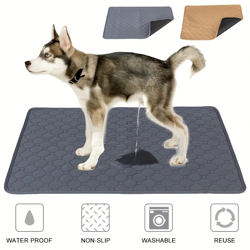 1PC Wiederverwendbare Hund Pee Pad Decke Saugfähigen Windel Waschbar Welpen Training Pad Pet Bett Urin Matte für Haustier Auto sitz Abdeckung matte