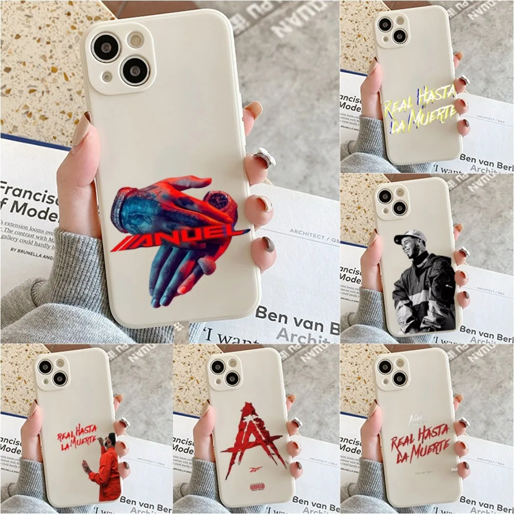 

Anuel AA Real Hasta La Muerte Phone Case For iPhone 17 16 15 11 12 14 13 Pro Max Mini X XS XR 7 8 Plus SE4 16E Soft Cover Fundas