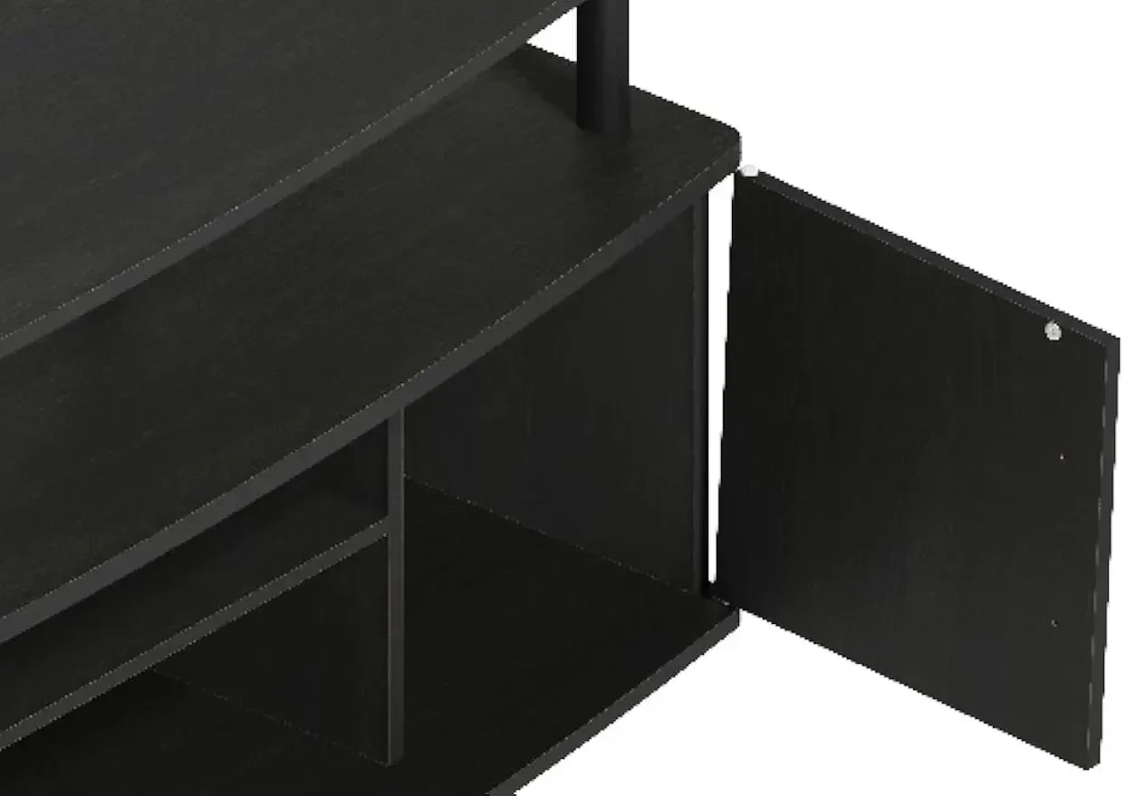 Large Entertainment Stand for TV Up to 55 Inch, Blackwood