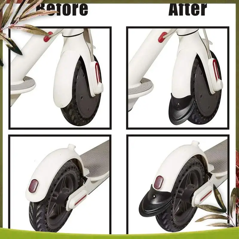 

Надежное крыло скутера, передние и задние крылья, рыбий хвост, защита от брызг, кронштейн для брызговика для скутера Xiaomi 1S/M365/Pro