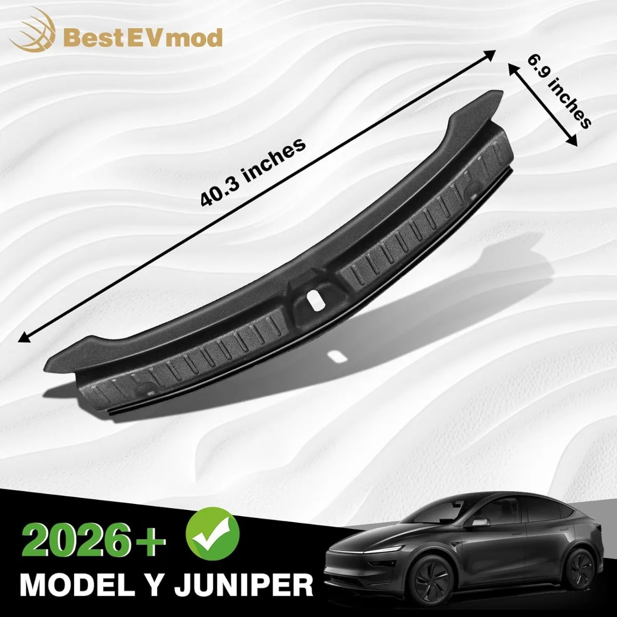 

for Tesla for Model Y Juniper 2025-2026 Upgraded Rear Bumper Guard & Trunk Sill Protector Set