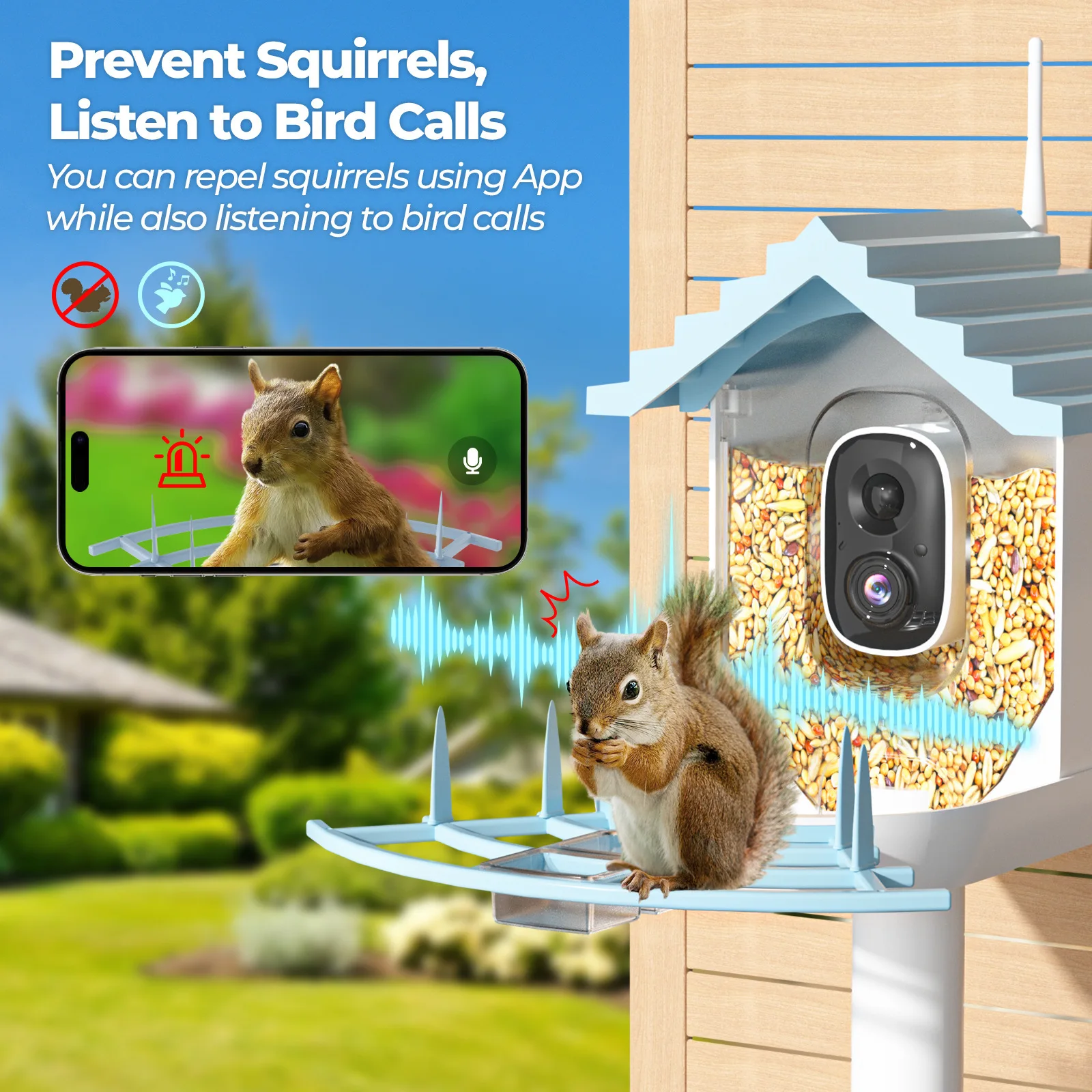 Solarny karmnik dla ptaków do – Smart Home Camera recenzja i cena