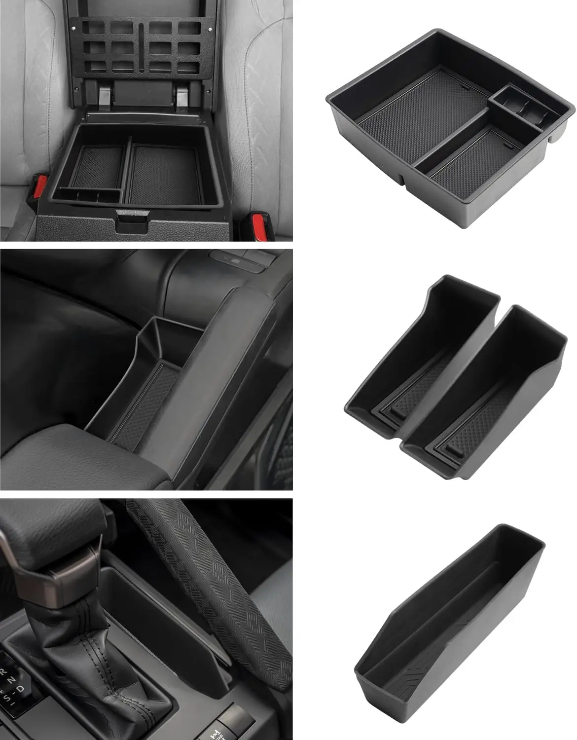 

Center Console Car Armrest Organizer Tray Door Shift Storage Box Center Console Organizer Tray for Tacoma 2024 2025 Accessories