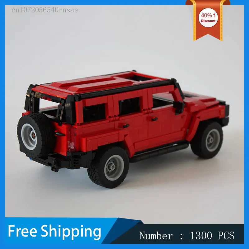 MOC Building Blocks Car Modular Model Assemble Toys DIY Bricks Vehicle Creative Technology Collection