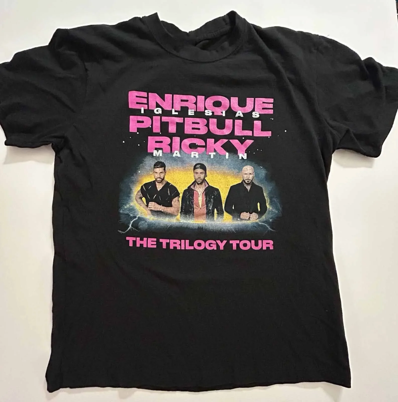 Enrique Iglesias Trilogy Tour T Shirt Classic Black Unisex S-5XL ND958