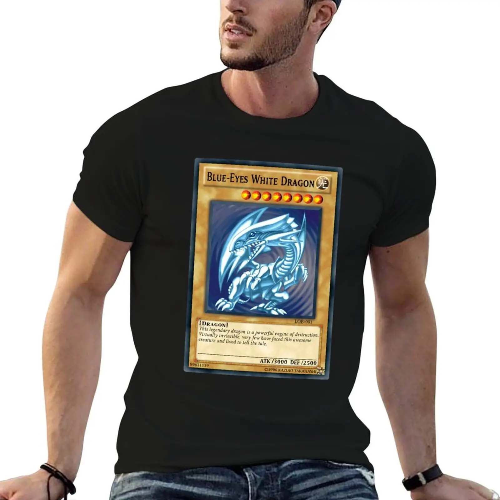 

Blue Eyes White Dragon Yu Gí óh T-Shirt t shirt for man 100 percent cotton t shirt for man funny t shirts cotton T-shirt