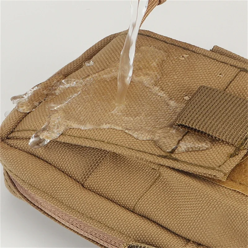 Reiserucksack Schultergurt Kleinigkeiten Taschen Pack Schlüssel Taschenlampe Handytasche Molle Outdoor Camping EDC Werkzeuge Tasche Zubehör – Detail 5