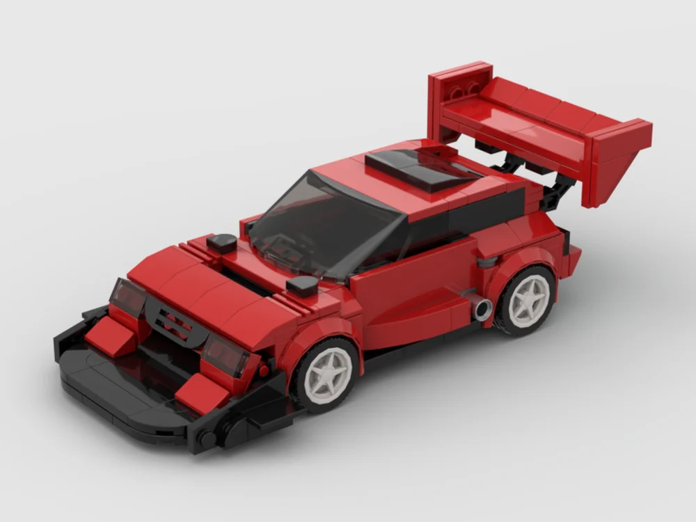 

Строительные блоки MOC 1998, модель автомобиля City Speed Champion 267, детали, креативные игрушки для мальчиков и детей