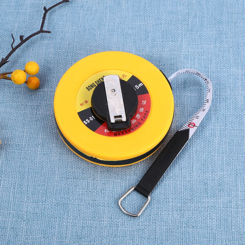 Building Surveying Distance Carpenter Measuring Meter Fiberglass Tape Measure Metric Measuring Meter Tape Measure Tool