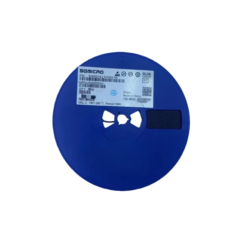 

100Pcs/lot SGM2019-3.3YN5G/TR SOT-23-5,Marking:YJ33,300mA,Fixed Output Voltage: 3.3V,Low Power,Low Dropout,RF Linear Regulator
