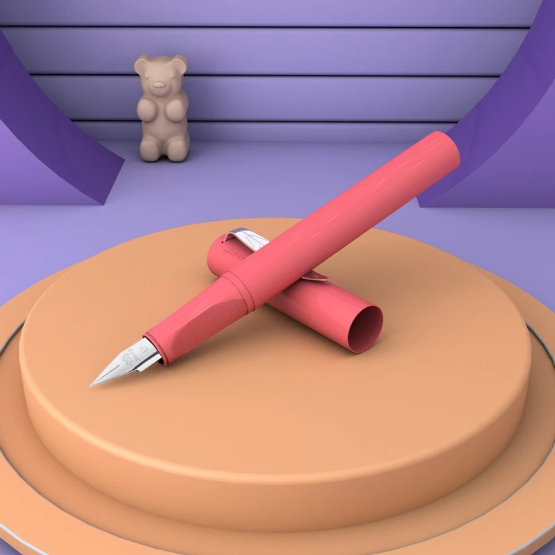 New Pattern JINHAO Fountain Pen Open Nib EF 0.38mm Tip Daily Handwriting Practice Stationery for Both Male and Female Students