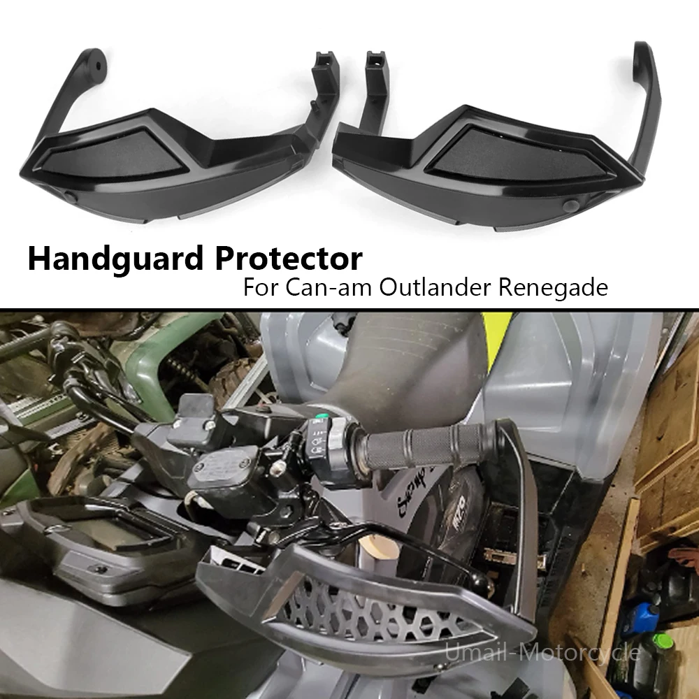 ATV Hand Guard Wind Deflector Handguard Handlebar Protector Kit For Can-Am Outlander 450 500 650 800 1000 Renegade DS G2 G2L G2S