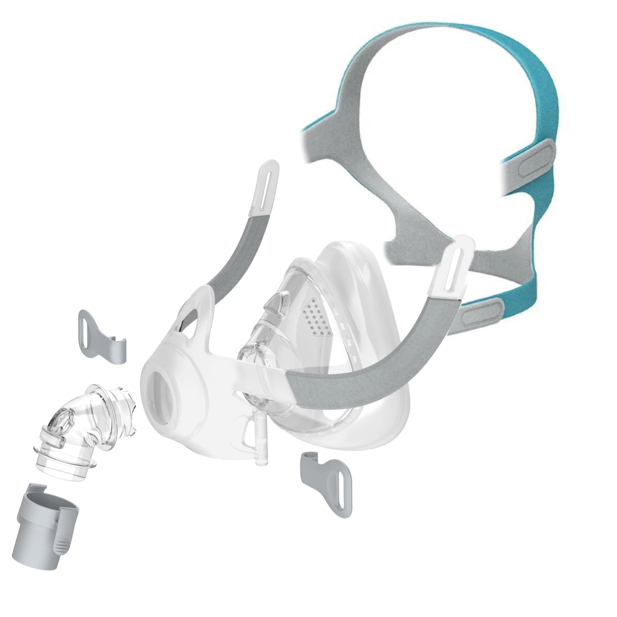 

Комплект расходных материалов CP-AP. Имеет опорную раму, регулируемые ремни, 2 пряжки, силиконовую маску. Размер: средний/большой.