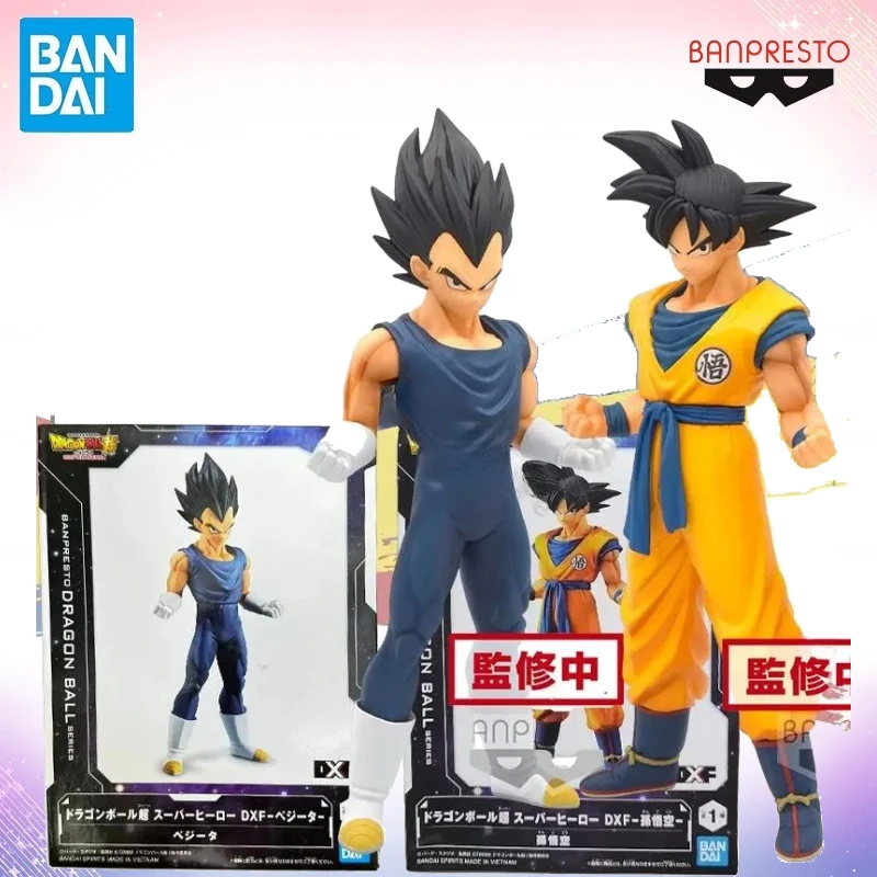 

Bandai В наличии Оригинальный Banpresto DXF DRAGON BALL SUPER SUPER HERO Vegeta Goku О аниме Фигурки Модель Игрушки Подарки Подарок