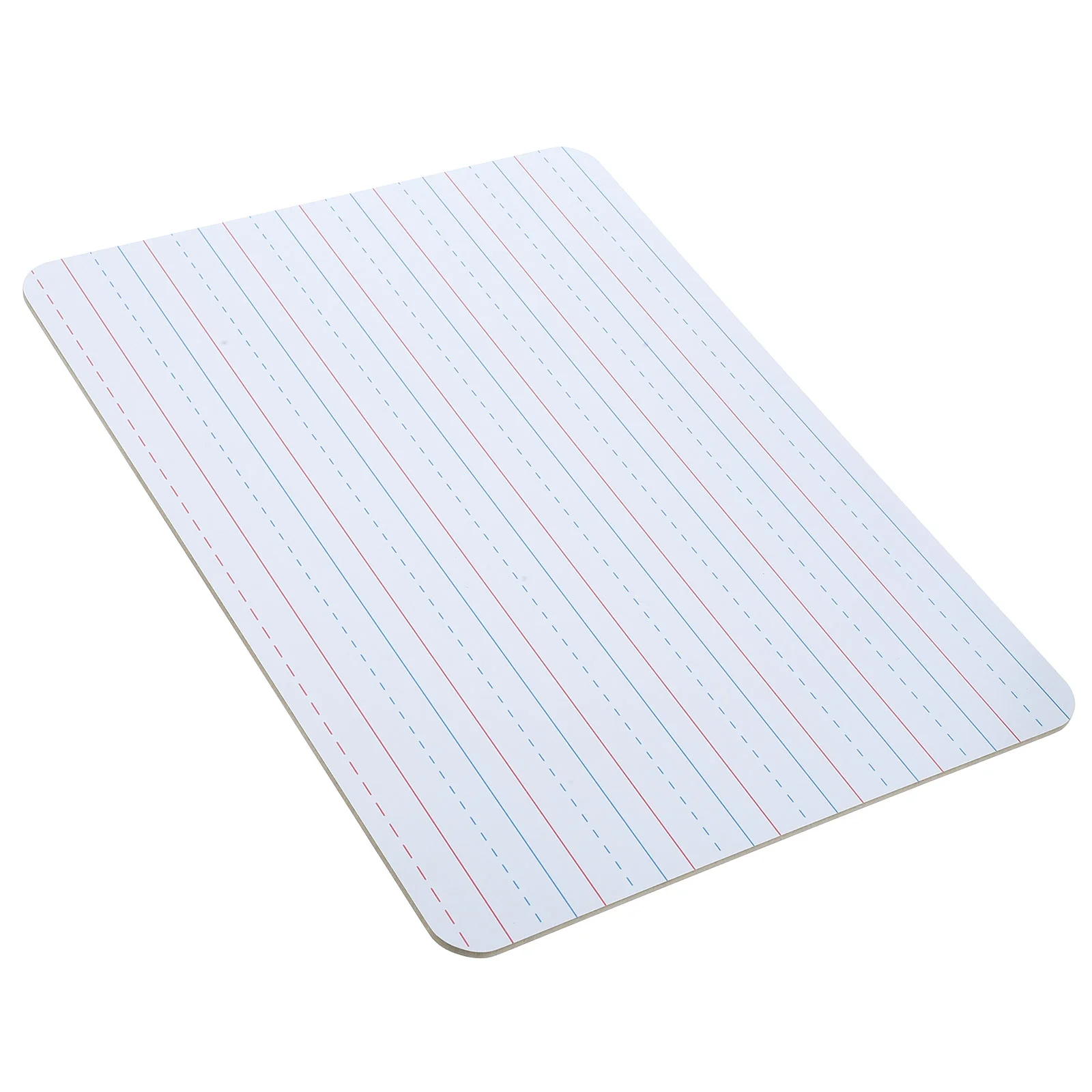 Petit tableau blanc à grille horizontale pour enfants, tableau blanc, cartes de mots avec lignes effaçables à sec pour bureau