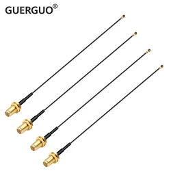 5pcs IPX Cable SMA Female to uFL/u.FL/IPX/IPX-1 IPEX 1 Male Plug WIFI Antenna RF Cable RG1.13 /0.81 Pigtail Extension Cable