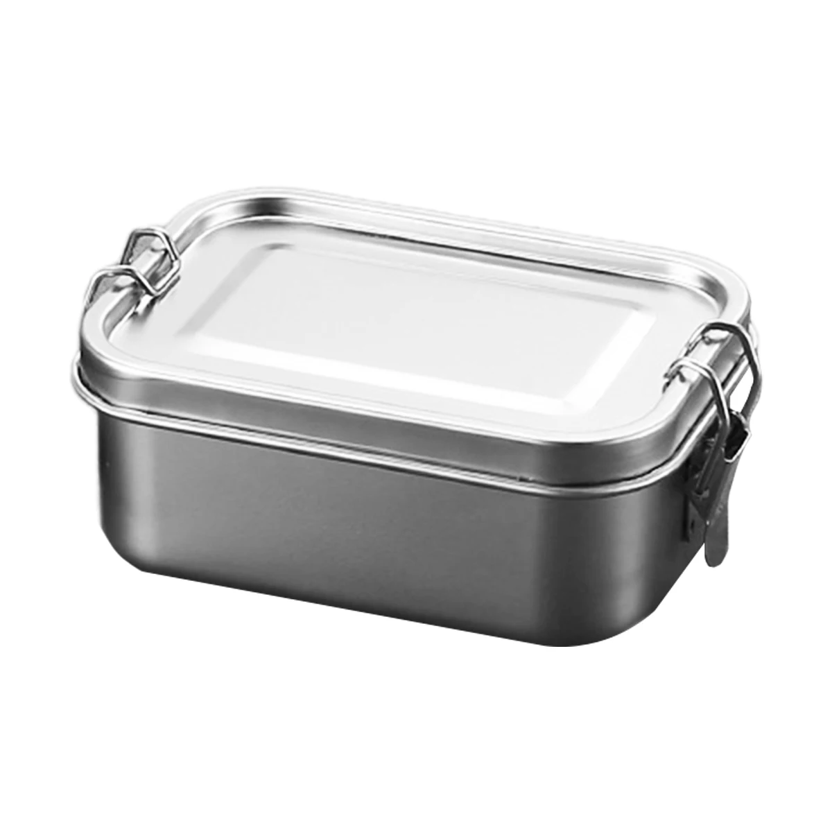 Stainless Steel Portable Bento Lunch Box Large Capacity Reusable Bento Box Easy To Clean Can Be Used In Microwave Ovens