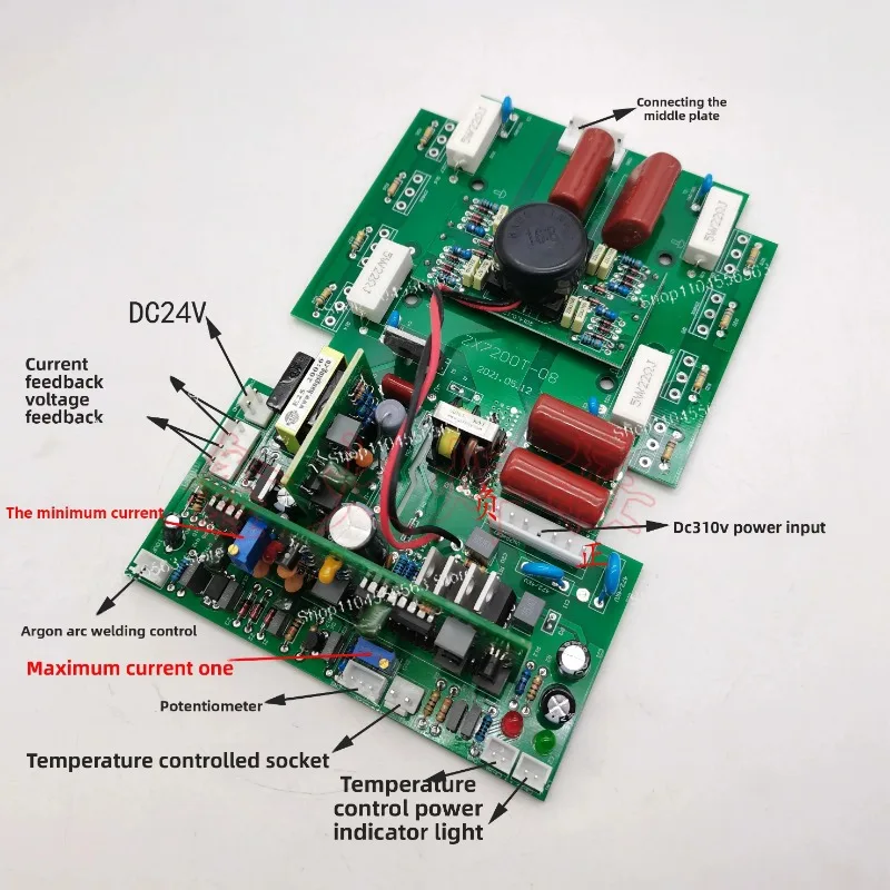 Single Use Upper Board for ZX7-200/250 Inverter DC Welding Machine, Inverter Welding Equipment Core Circuit Board Accessory