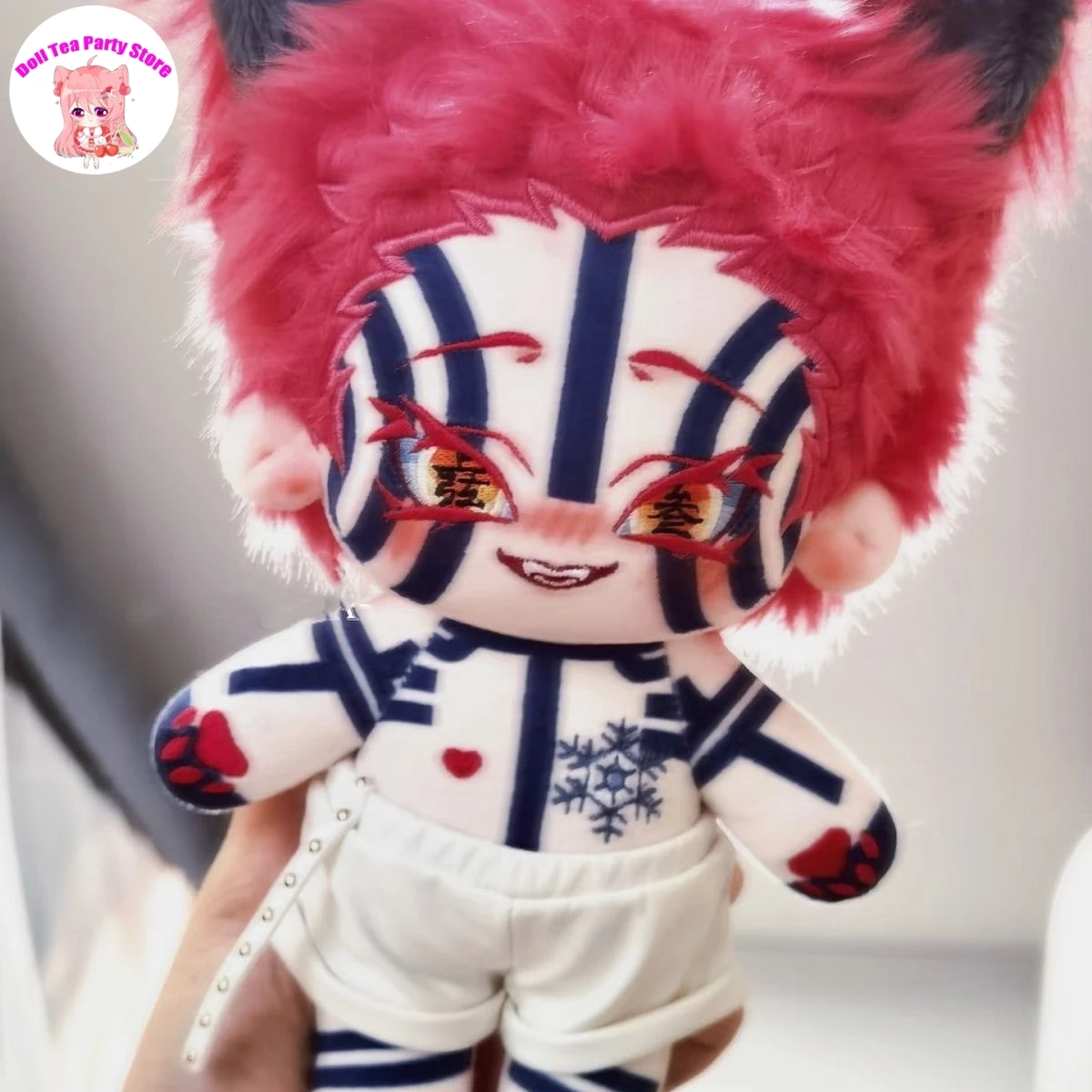 

Аниме роль Hakuji Akaza атрибут красивая хлопковая кукла тело плюшевые плюшевые игрушки 20 см сменная одежда игрушки фигурки подарок