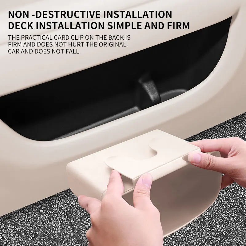 Car trash can Car hanging storage bucket Car trash bag Multi-function storage box Interior accessories car accessories