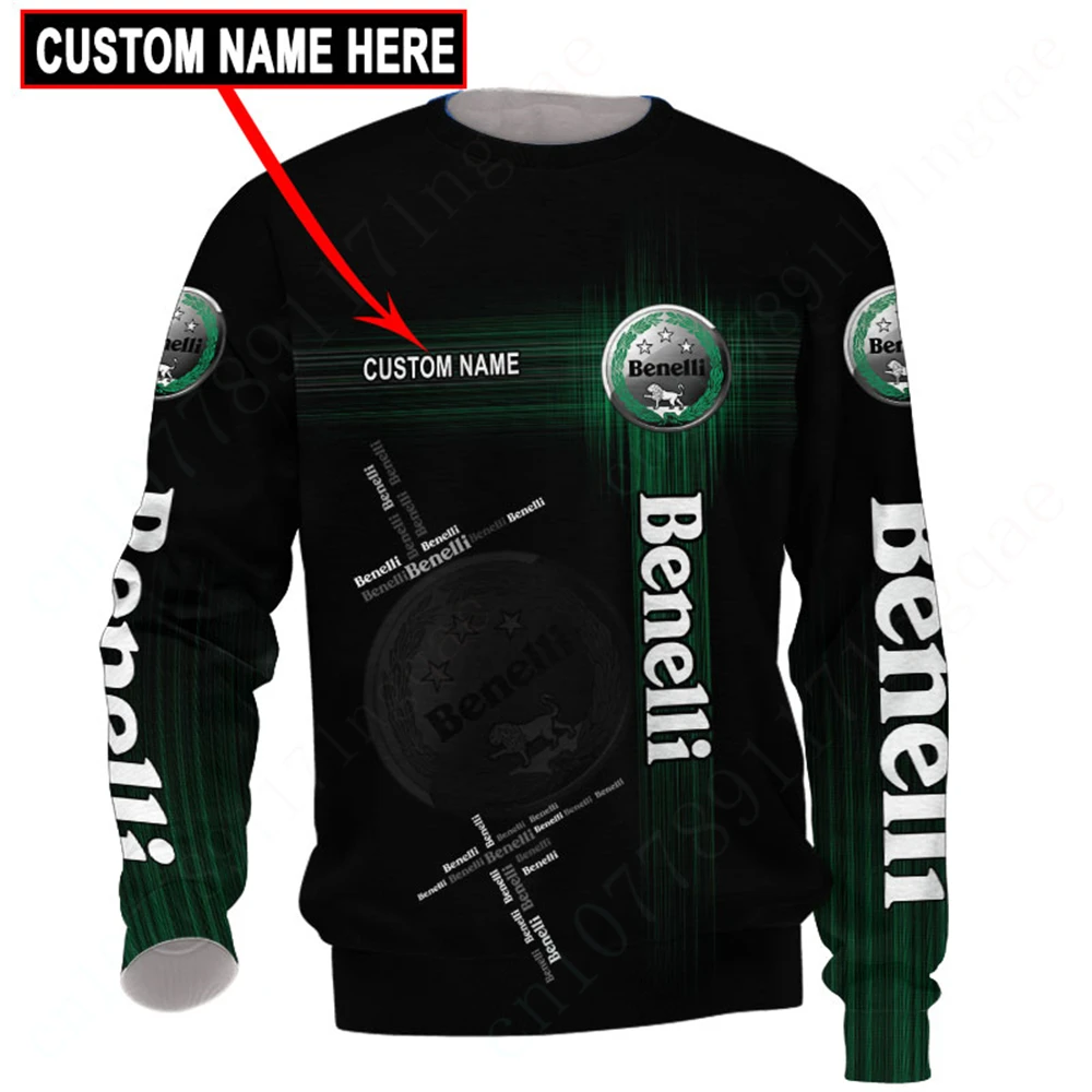 

Benelli T Shirt For Men Women Casual Quick Drying Sweatshirt Top Anime T-shirts Unisex Clothing Harajuku O Neck Long Sleeve