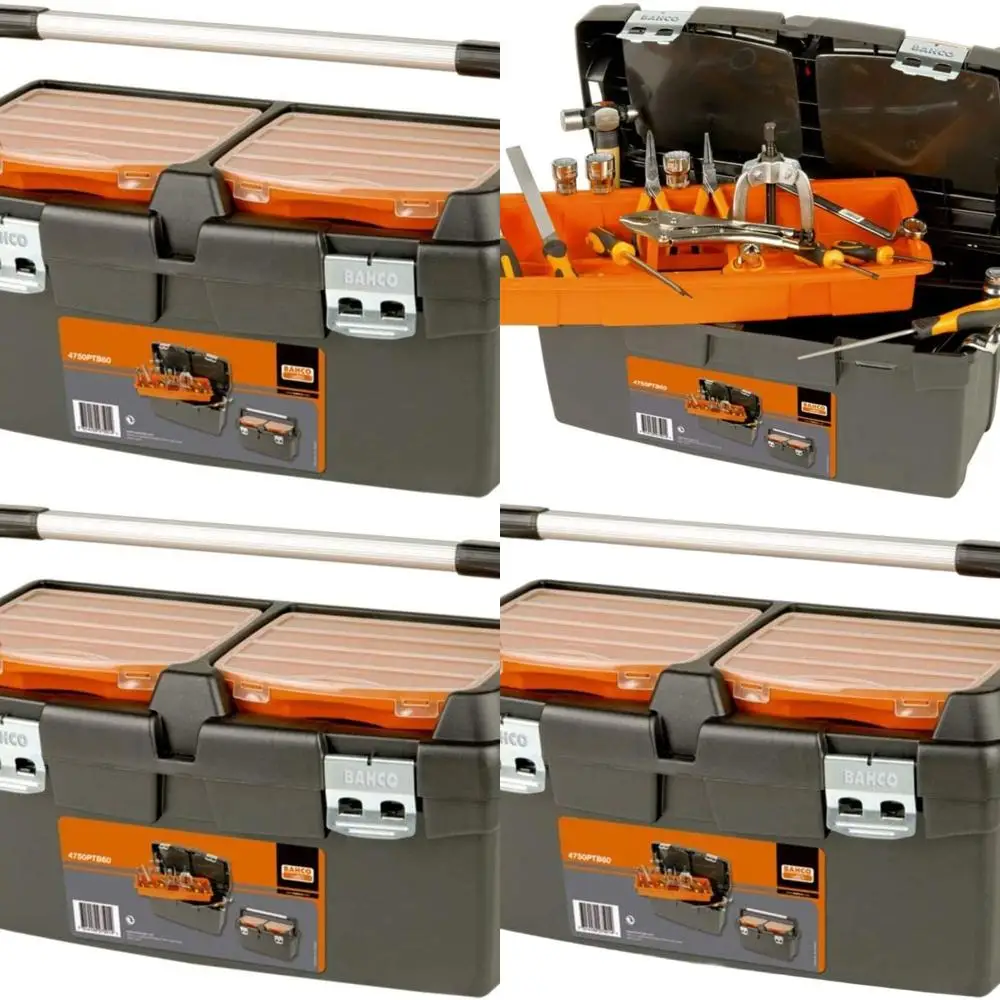 

Многоцветный пластиковый ящик для инструментов 600x305x295 мм BH4750PTB60