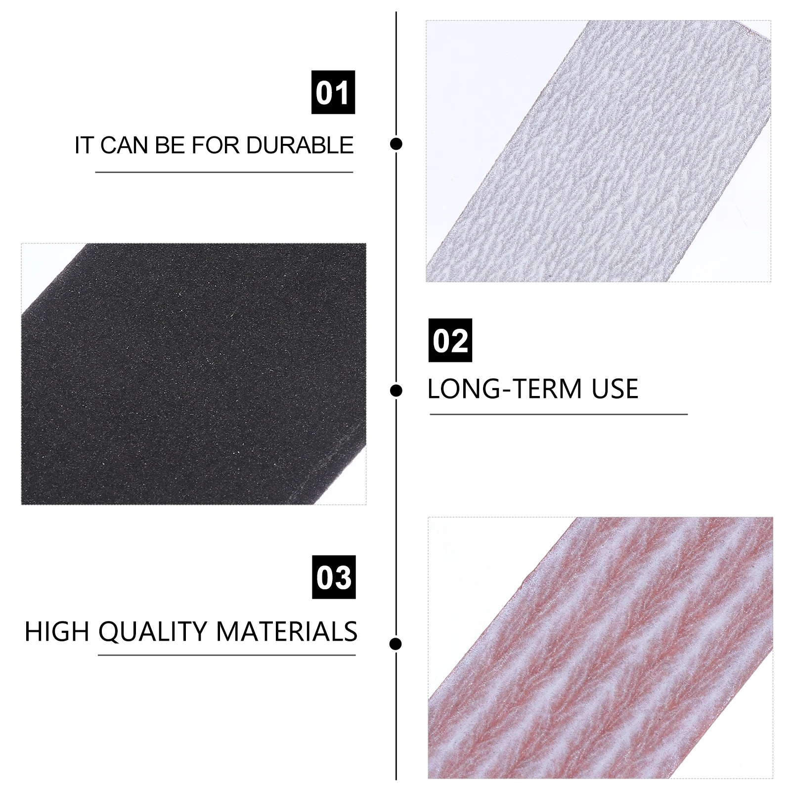 

6 Pcs Sand Board Kits Finger Protector Guitar Sandpaper Bass Fret File Comfortable