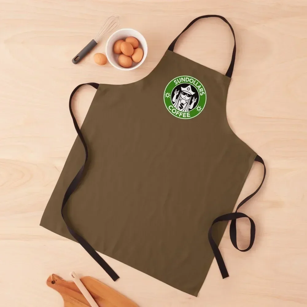 

Sundollars Coffee Apron Waterproof women Art Kitchen Household Items Kitchen Supplies Apron