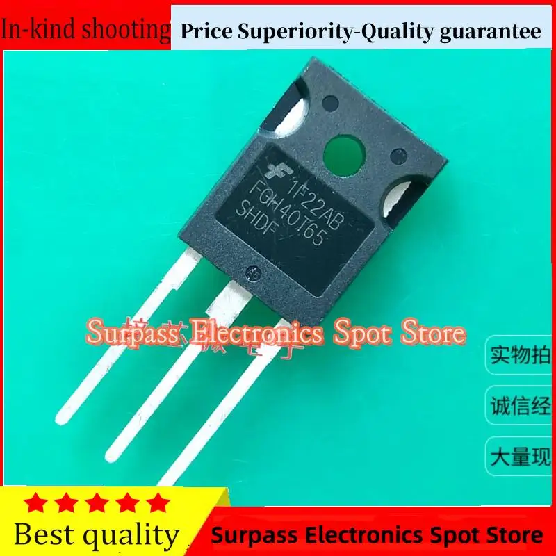 

10PCS-100PCS FGH40T65 FGH40T65SHDF IGBT TO-247 650V 40A Price Superiority-Quality guarantee