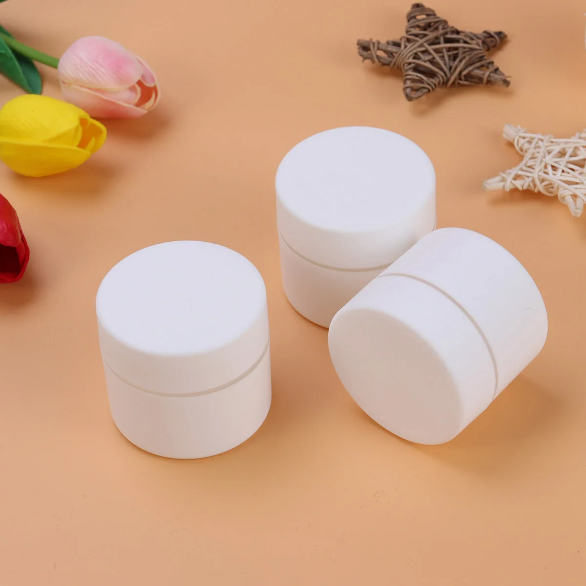 

3pcs 50G Empty Cream Jar Pot Portable Travel Container Leakproof For Lotion Face Mask Ointment Small Cream Bottle