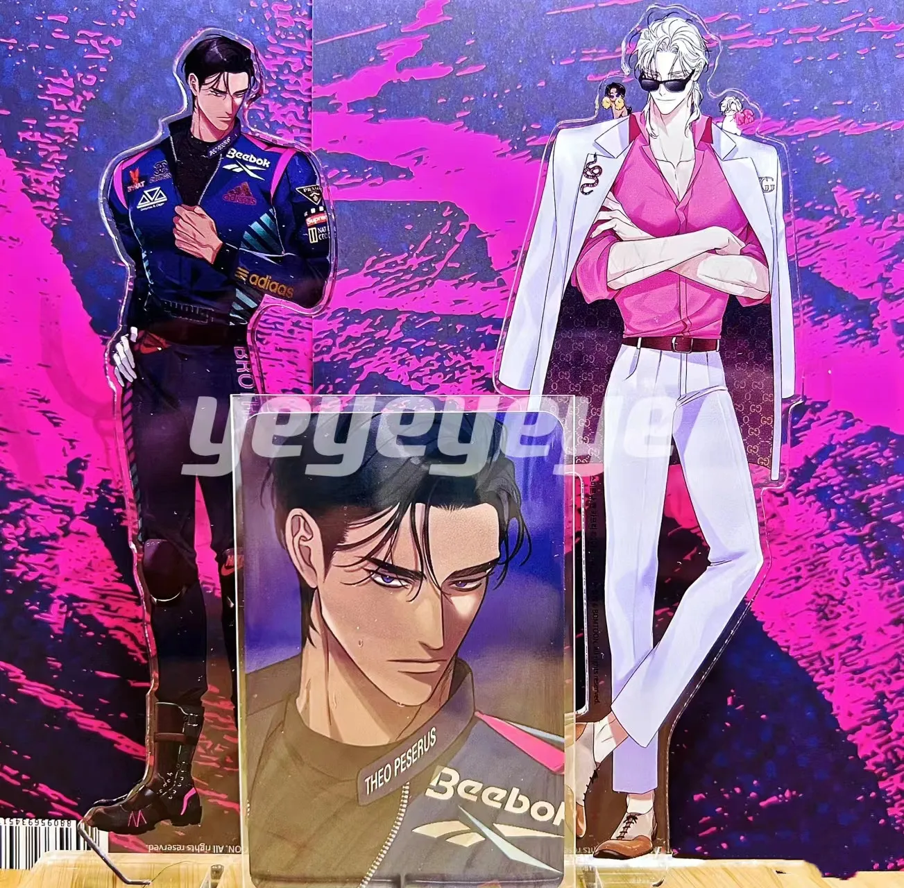 Smyrna and Capri Acrylic Stand Theo Peserus Seram Marita Anime  Peripheral Desktop Display Accessories Room Decor Collection