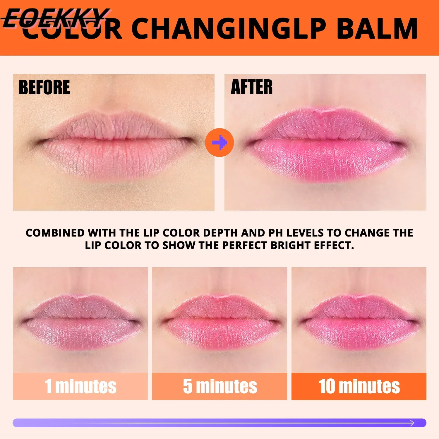 EOEKKY-2 In 1 Lip En Wangbalsem Hogere Kleur Langdurige Make-Up Siliky Mousse Lip Make-Up