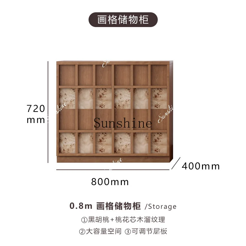 Home furnishing, medieval floor-to-ceiling TV, French style, solid wood cabinet living room displayP