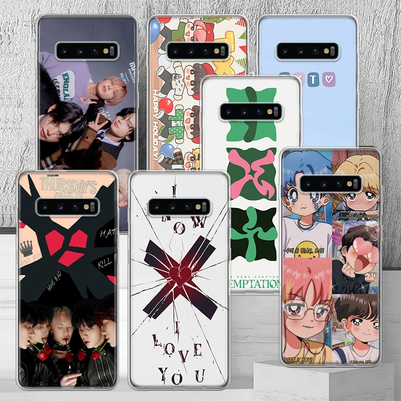 Чехол для телефона T-Txt Boy Band Kpop, чехол для Samsung Galaxy S24 S23 S22 Ultra S21 Plus S20 FE S10 S10E S9 S8 + чехол, чехол