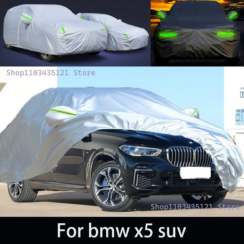 

For bmw x5 suv Outdoor Protection Full Car Covers Snow Cover Sunshade Waterproof Dustproof Exterior Car accessories