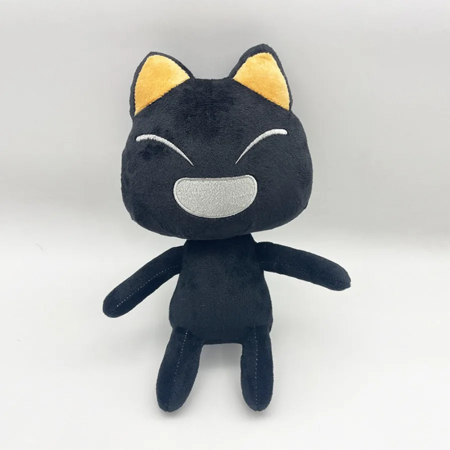 Schöne Toro Inoue Katze Plüschtier Paar Schwarz Weiße Katze Plüschtier Lächelndes Cartoon Tier Puppen Raumdekoration Geburtstagsgeschenk – Detail 6