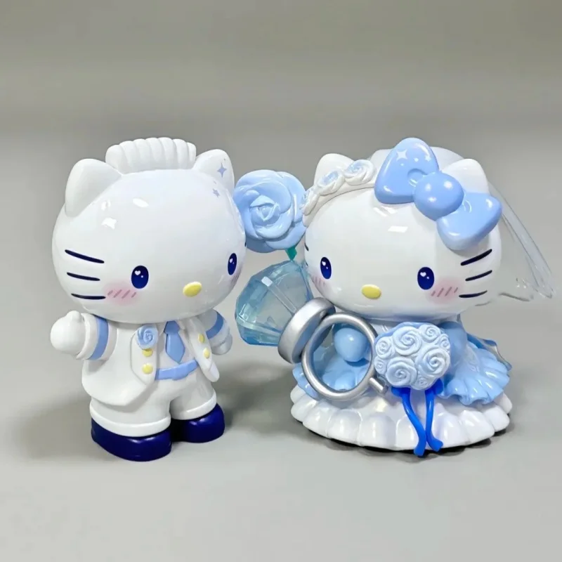 New Arrival Romantic Wedding Series Blind Box Kawaii Kitty Melody Cinnamoroll Desktop Decoration Trendy Gift For Girls In Stock