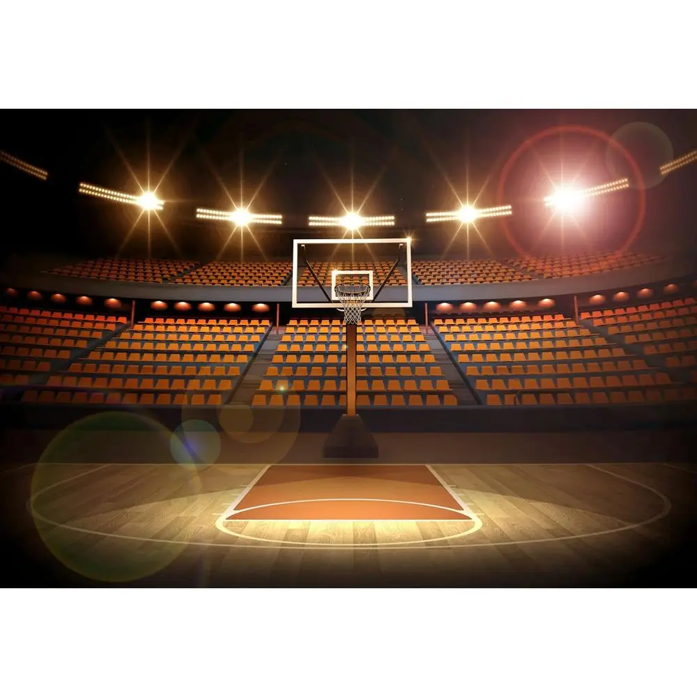 

20x10t abric Basketball Court Backdrop Sports Background Theme Party Decorations Birthday Baby Shower Cake Table Decor Banner Ph
