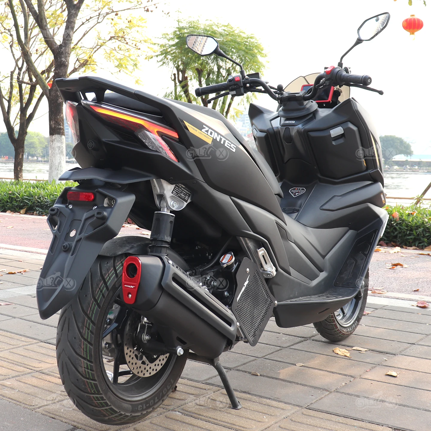 Motorcycle for Zontes 150X 150V 150 X V 175X 175V Modified Exhaust Pipe Protective Decorative Exhaust Pipe Tip Cover Accessories