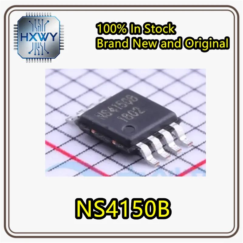 (10/50 pieces) NS4150B NS4150 MSOP8 3W Mono Digital Audio Amplifier Chip Brand New Original In Stock Electronic Equipment