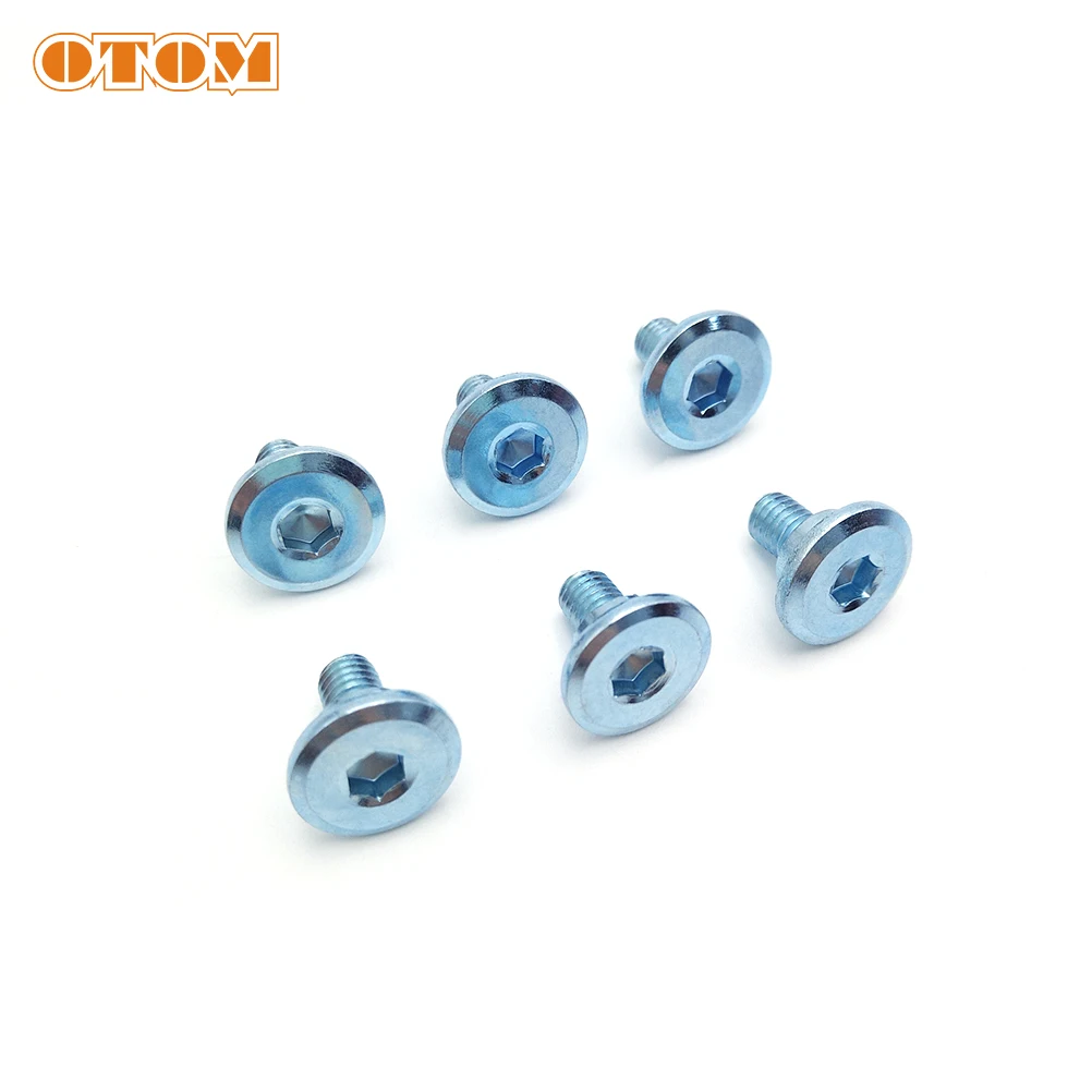 OTOM Motorcycle Fork Cover Guard Plate Screw Front Shock Absorber Protection Bolt 90113MAC78 For HONDA CRF250X CRF450X FORKSHOWA