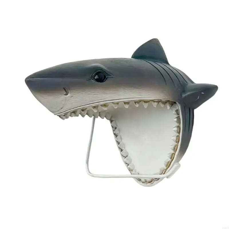 2025 New Powder Bath Tissue Rack Ocean Animal Bathroom Paper Display with Integrated Lower Bar and Marine Accent Use