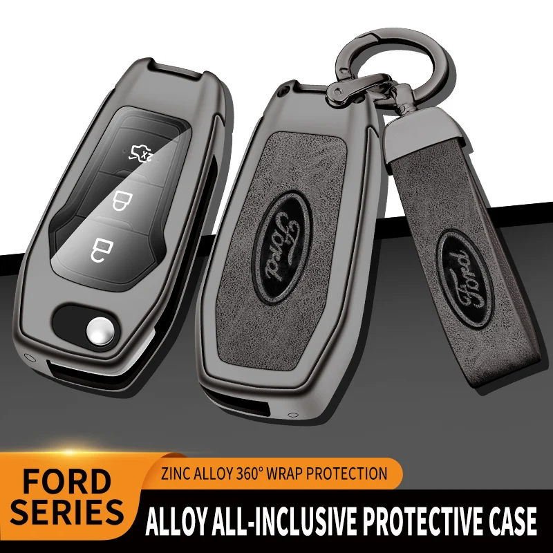 Car Remote Key Case Cover for Ford Figo 2017 Mondeo 5 Ecosport Fiesta Mk8 Everest Ranger Fusion Kuga Escort F150 Accessory