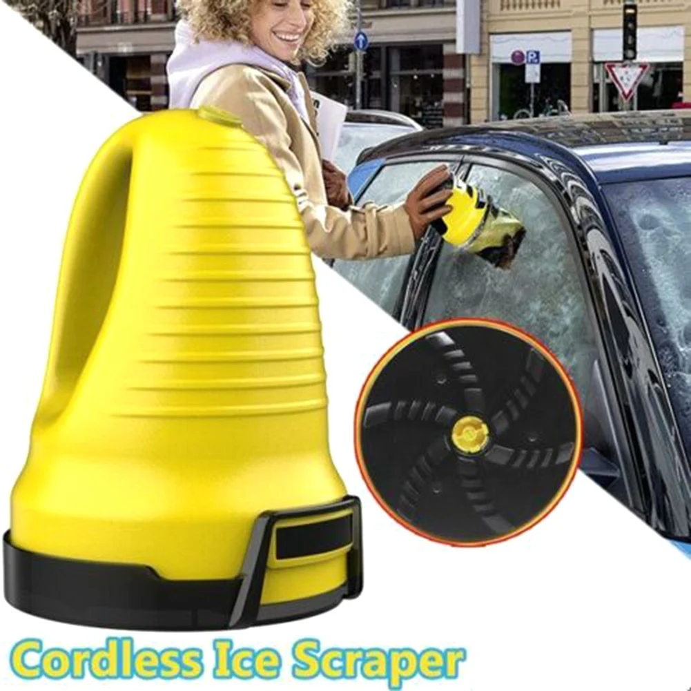 USB Charging Car Ice Scraper Auto Electric Heated Snow Removal Windshield Glass Defrost Cleans Tools 1 Piece Grey