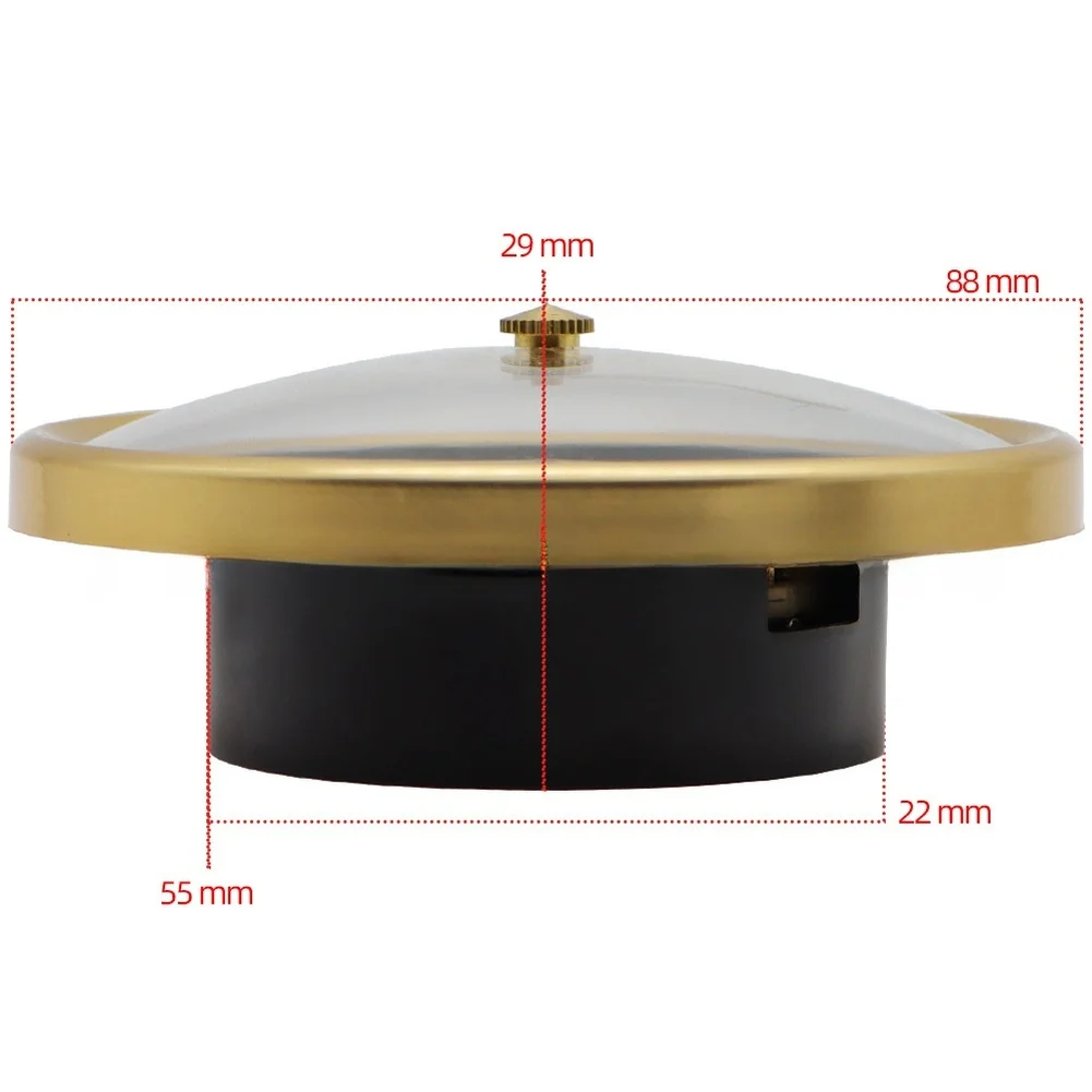 1 Pcs Analog Wall Mount Barometer 960-1060hPa Pressure Meter For Weather Station Instrument With Calibration Gold