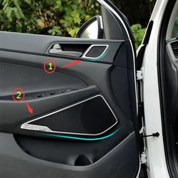 For Hyundai Tucson 2015- 2019 2020  Auto Interior Styling Accessories Door Speaker Audio Loudspeaker Cover Trim
